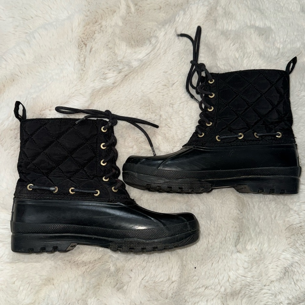 Sperry Quilted Duckboots EUC